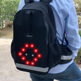 Le sac dos clignotant un accessoire de visibilit n cessaire